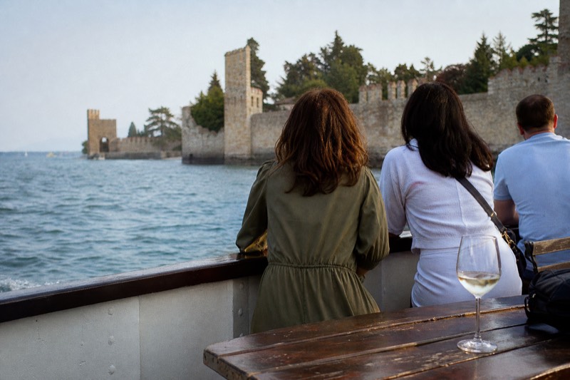 Lake Garda Historic Castle Cruise with Wine Tasting